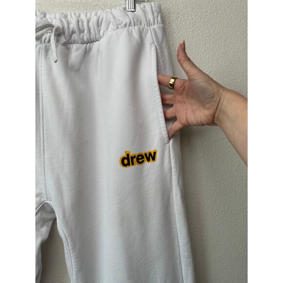 NWT Drew House Secret Sweatpant White Men’s XL Drawstring Elastic Hem - Picture 3 of 12